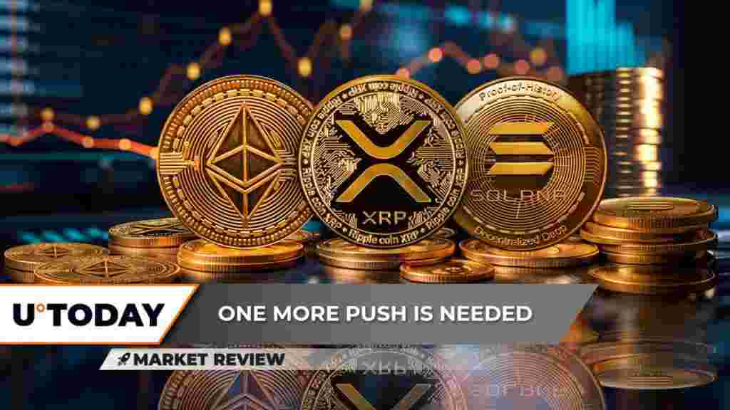XRP Aims for $0.5, Solana Struggles to Hit $150, Ethereum Approaches Key Level