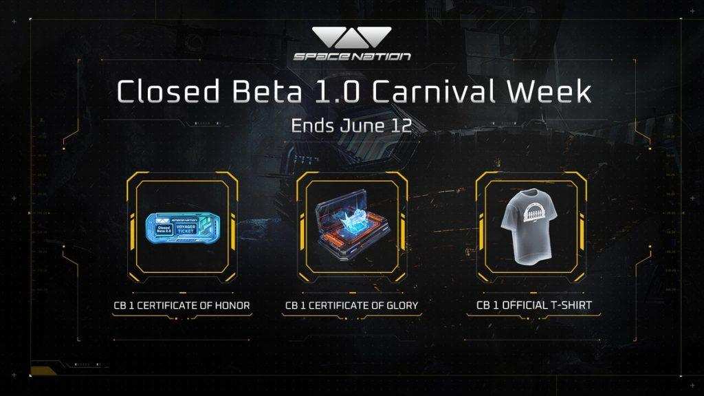 Space Nation Closed Beta Carnival: Challenges, Rewards and NFTs!