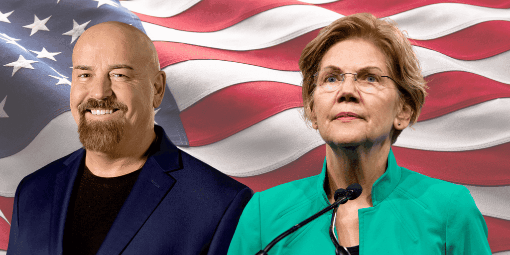 Elizabeth Warren Battles Crypto Advocate John Deaton in Epic Senate Showdown