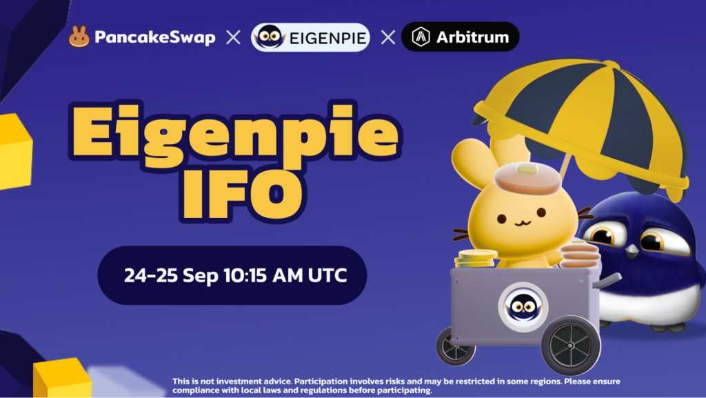 Explore the Thrill: First Ever IFO by PancakeSwap on Arbitrum with Eigenpie