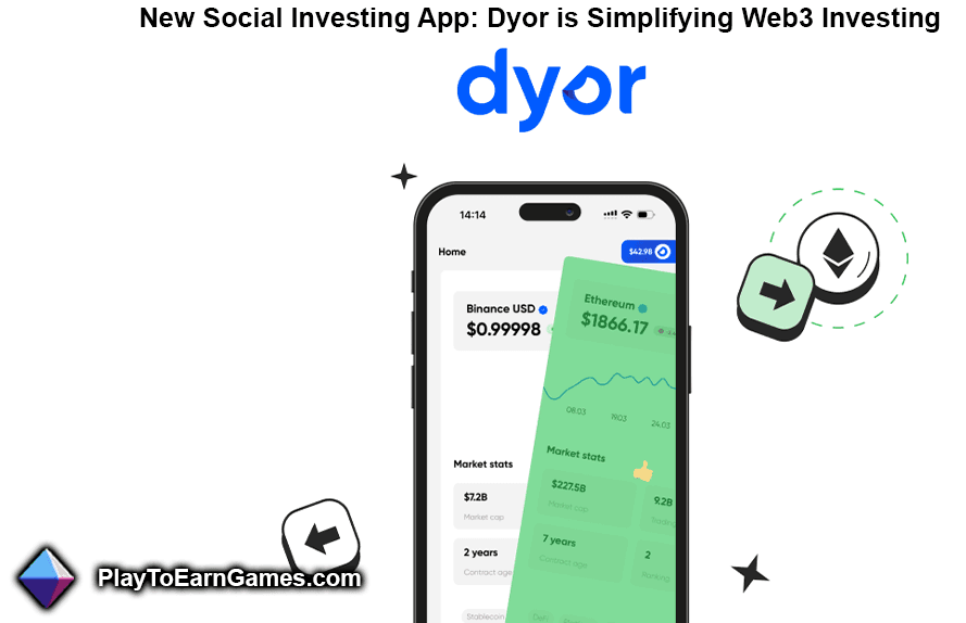 Yeni Sosyal Yatırım Uygulaması: Dyor, Web3 Yatırımını Basitleştiriyor