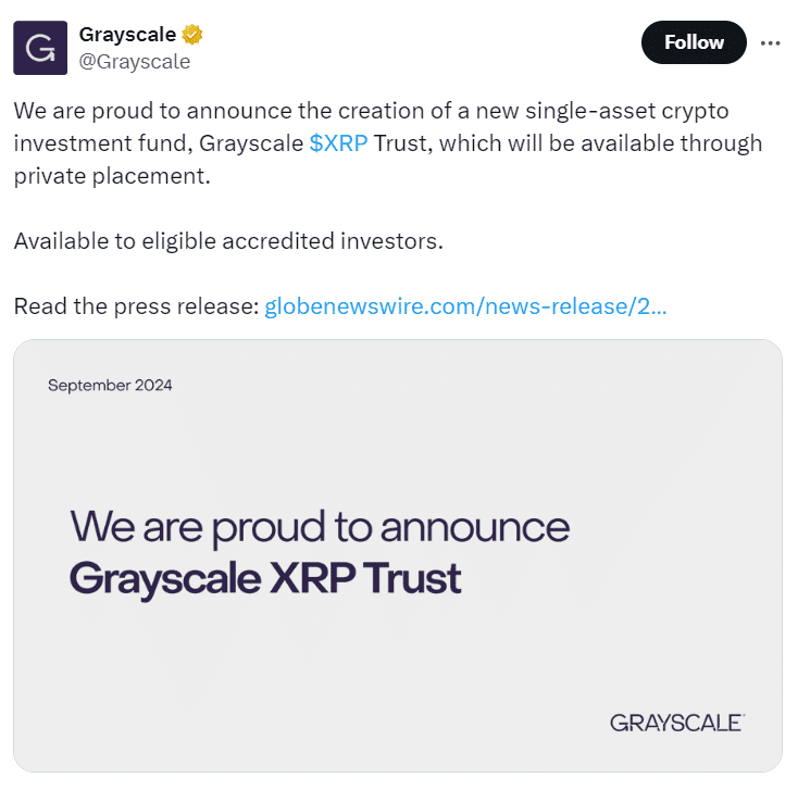 Discover the Future: Grayscale Launches New XRP Trust for ETF Aspirations