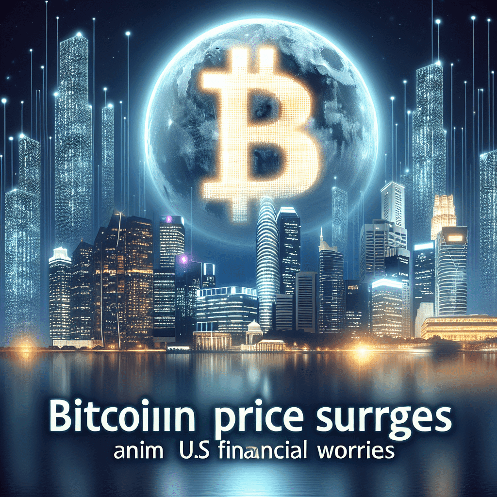 Bitcoin Price Surges Amid US Financial Worries