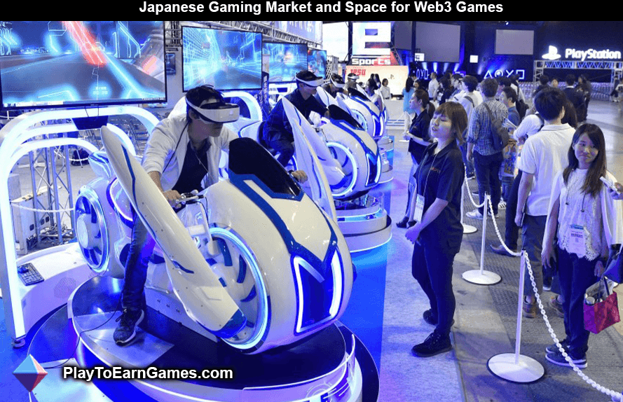 Web3 Oyunları için Japon Oyun Pazarı ve Alanı