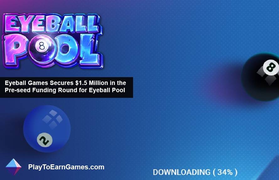Eyeball Games, Eyeball Pool için Tohum Öncesi Finansman Turunda 1,5 Milyon Dolar Kazandı