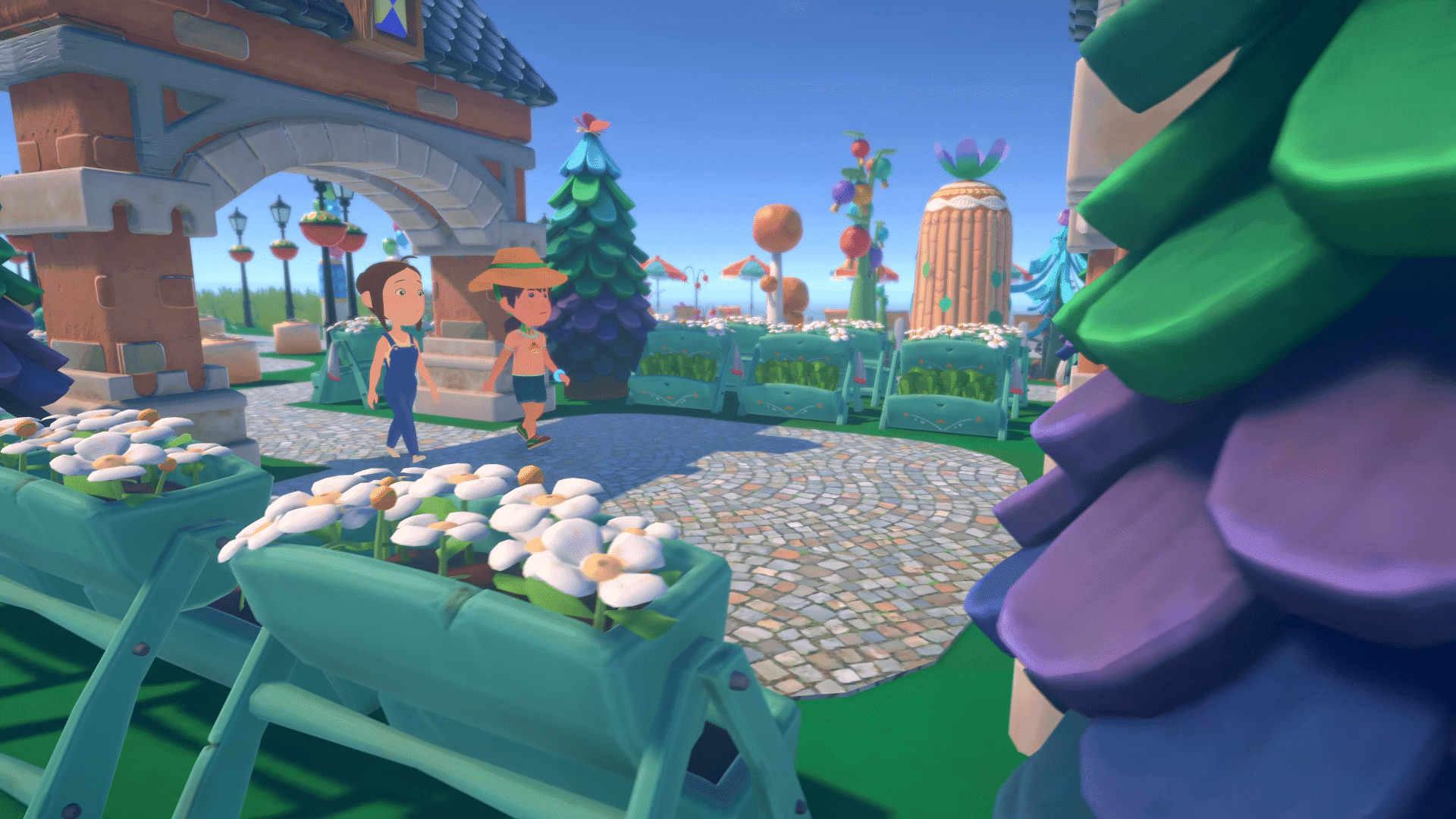 Komşum Alice, oyuncuların sanal arazilere sahip olabileceği, öğeler toplayabileceği ve meta evrende sosyalleşebileceği çok oyunculu bir inşaat simülasyon oyunudur.